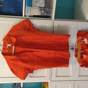 Women's two-piece top skirt set size medium